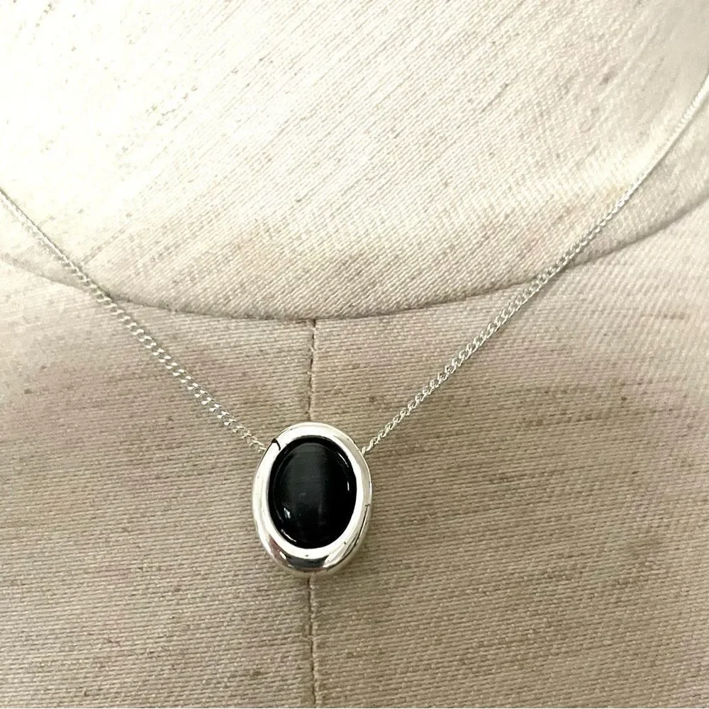 Sonoma Jean company silver tone necklace and earring set